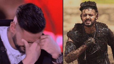 بالفيديو: رامز جلال يبكي من أجل إبنه