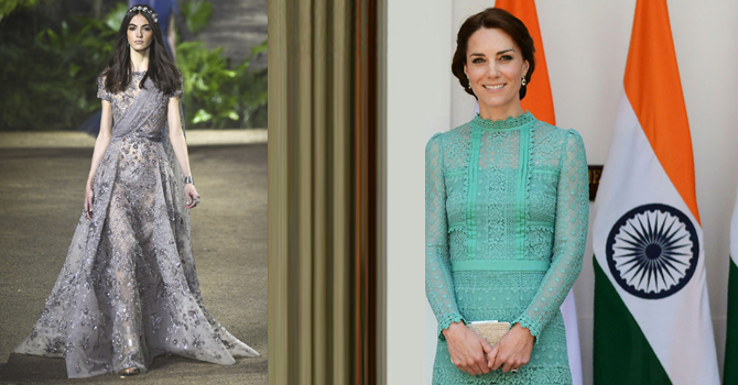 فساتين هندية مقترحة من إيلي صعب للدوقة كيت ميدلتون