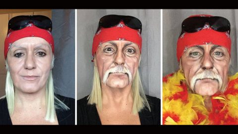 لوسيا بيتاليس بوجة المصارع الأمريكي Hulk Hogan