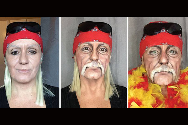 لوسيا بيتاليس بوجة المصارع الأمريكي Hulk Hogan