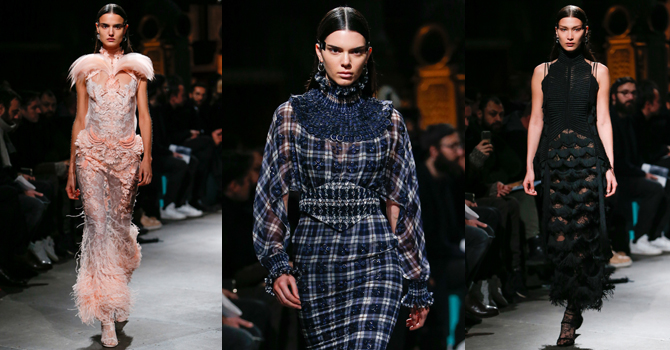 امرأة جيفنشي هوت كوتور ربيع 2017 تستعين بأزياء الهنود الحمر