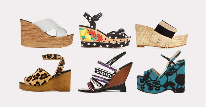 الحذاء ال Wedge ربيع 2015 قطعة بارزة بخزانتك
