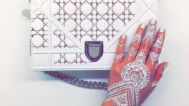 رسمة مميزة من الحناء البيضاء 2016