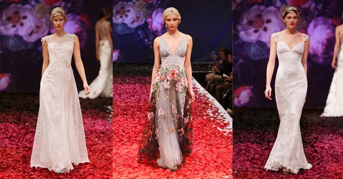 فساتين زفاف ربيع 2015 من كلير بيتيبون