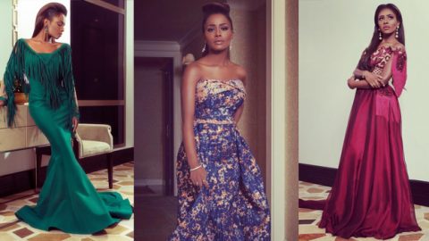 أجمل فساتين داليا مبارك من توقيع فؤاد سركيس