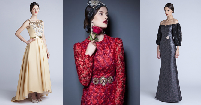 فساتين عفة عيد الأضحى 2016 بفخامة عصر الباروك