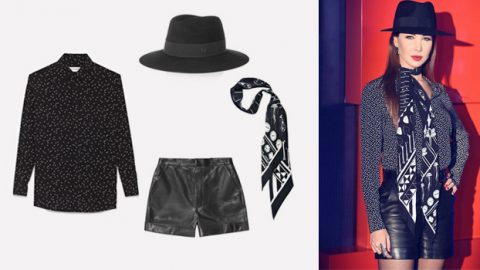 نانسي عجرم بإطلالة فرنسية في ذا فويس كيدز … تسوقيها