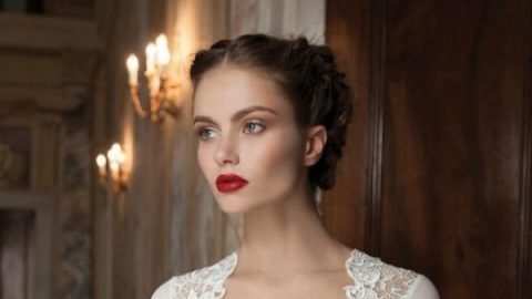أحمر شفاه احمر لعروس 2014