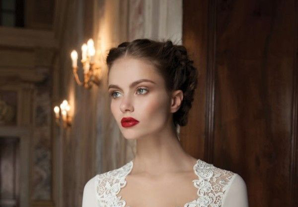 أحمر شفاه احمر لعروس 2014
