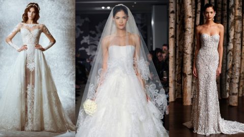 فساتين زفاف توجت إطلالة عروس 2015