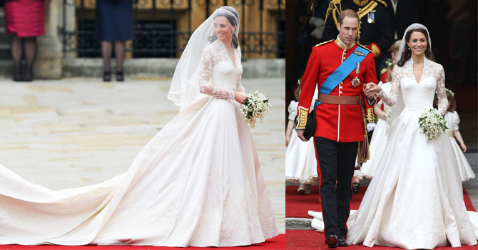 قضية فستان زفاف كيت ميدلتون تطارد دار ألكسندر ماكوين