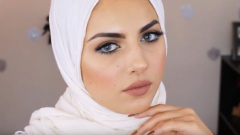 بالفيديو : مكياج محجبات ناعم بدون كريم أساس!