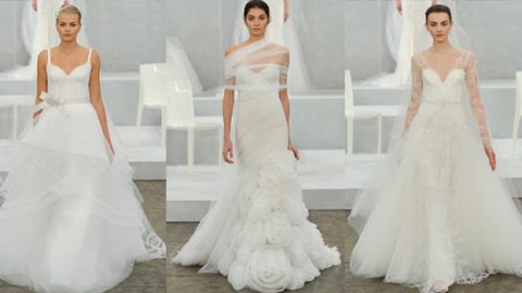 فساتين زفاف مونيك لولييه ربيع 2015