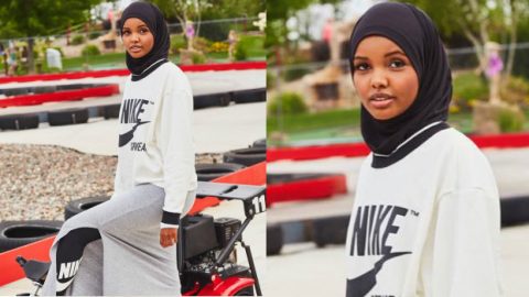 Nike يمنح حليمة عدن إطلالة رياضية محتشمة