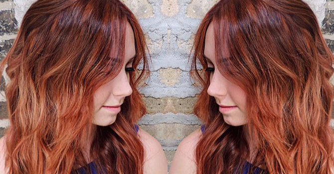 صبغة اليقطين أحدث صيحات الشعر خريف 2016