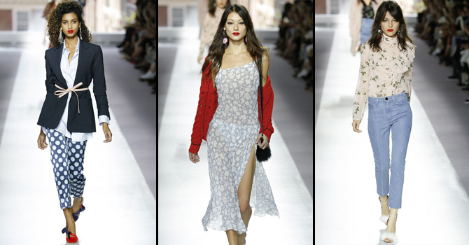 أسبوع لندن ربيع 2016 : توب شوب يونيك يعود للثمانينات