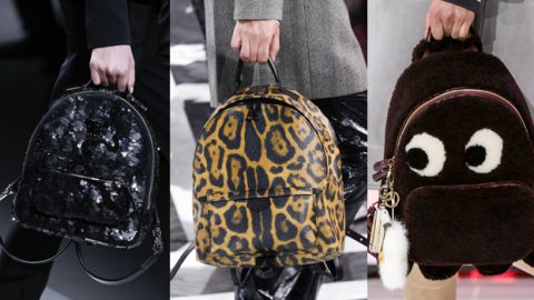 طريقة جديدة لارتداء صيحة حقيبة الظهر بعام 2017