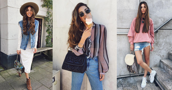 إطلالات جينز شبابية من الفاشينيستا الإيرانية نيغين ميرصالحي