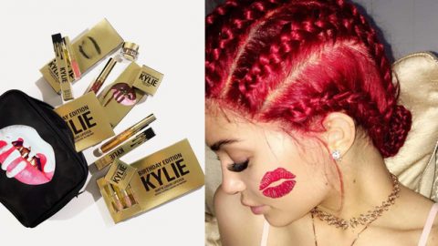 كايلي جينر تحتفل بعيد ميلادها 19 بالجدائل الحمراء وأحدث مستحضراتها