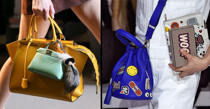 صيحة الحقائب المزدوجة ربيع 2015 لإطلالة غير تقليدية