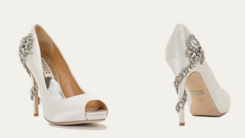 أحذية زفاف ماسية من بادجلي ميشكا 2016