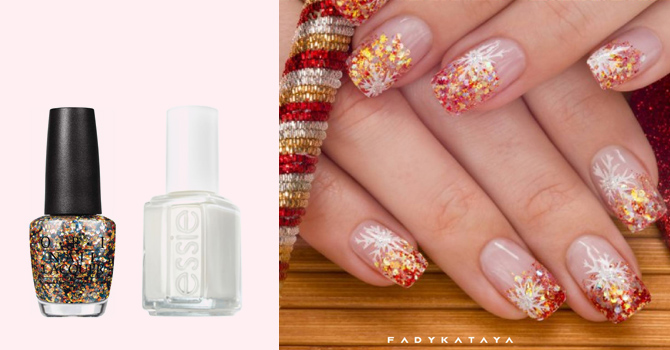 بالخطوات: رسمة أظافر احتفالية لرأس السنة من فادي قطايا