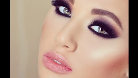 مكياج دخاني داكن للعيون الصغيرة من وائل فارس