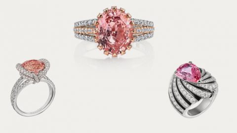 خواتم الياقوت الوردي تعكس شخصية المرأة الناعمة