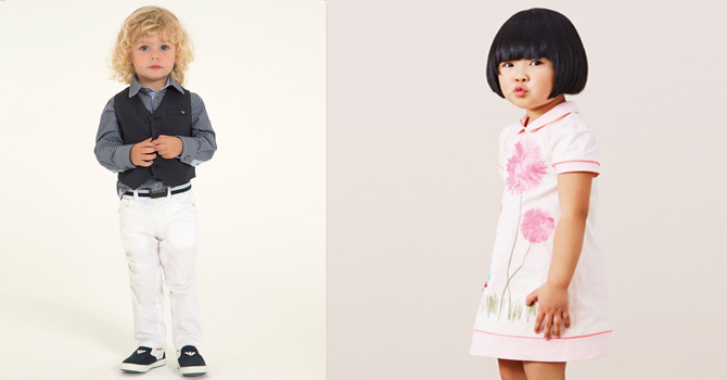 أزياء أطفال أرماني جونيور ربيع 2015 لمزيد من الأناقة