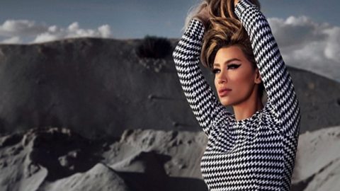 مايا دياب تختار الصحراء لجلسة تصويرها الأخيرة