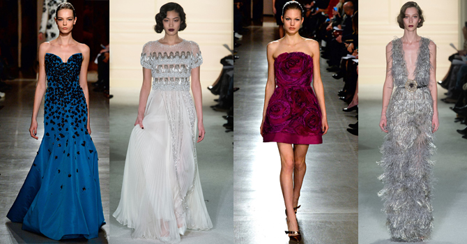 أسبوع نيويورك خريف 2016 : أوسكار دي لارينتا وماركيزا يستعينوا بالورود