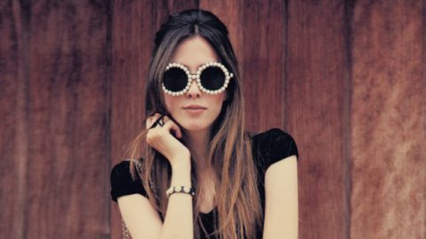 صيحة النظارة الشمس الدائرية ربيع 2015 من ميو ميو