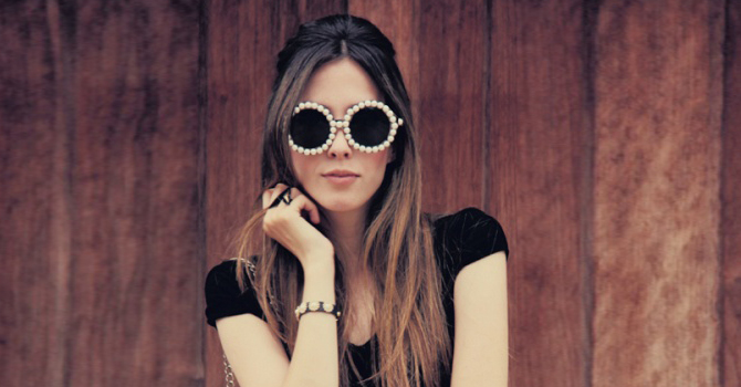 صيحة النظارة الشمس الدائرية ربيع 2015 من ميو ميو