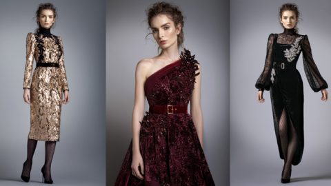 حصري حواء لايف: فساتين الفزايري شتاء 2017 بفخامة الياقوت