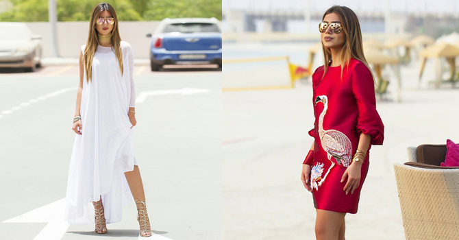 فستانكِ النهاري على طريقة الفاشينيستا اللبنانية تمارا