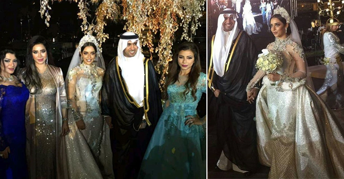 الصور الأولى من حفل زفاف بلقيس فتحي أخر عروس في 2016