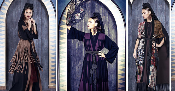 عبايات كوين أوف سبيد خريف 2016 على طريقة الفلامنكو