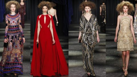 نعيم خان شتاء 2017 يستعين بالفنون الهندسية