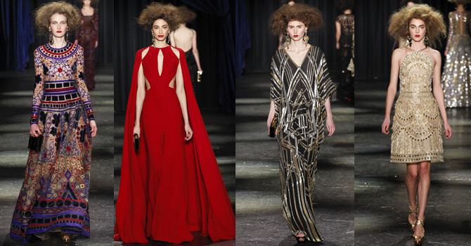 نعيم خان شتاء 2017 يستعين بالفنون الهندسية