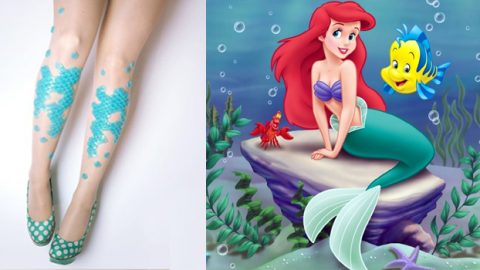 جوارب جديدة تجعلكِ حورية بحر على طريقة ديزني