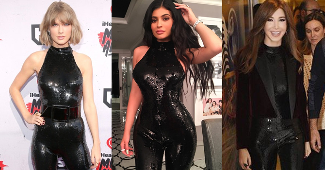 كايلي جينر تنافس نجمات الشرق والغرب بجمبسوت سان لوران