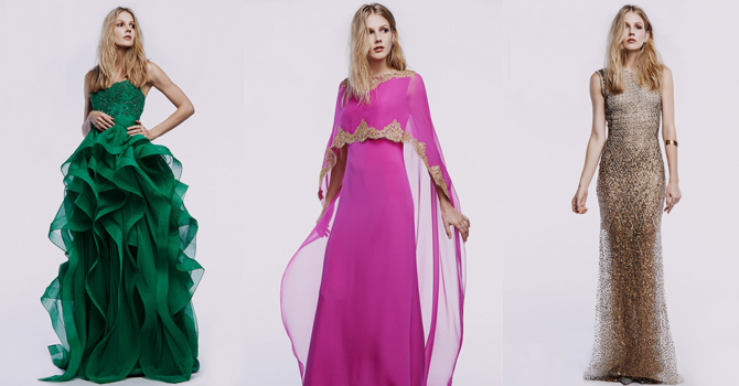 أزياء ريم عكرا كروز 2015 ….. بلمسة عربية ناعمة