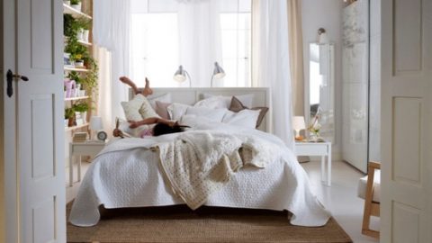 غرف نوم حديثة من تصميمات ايكيا