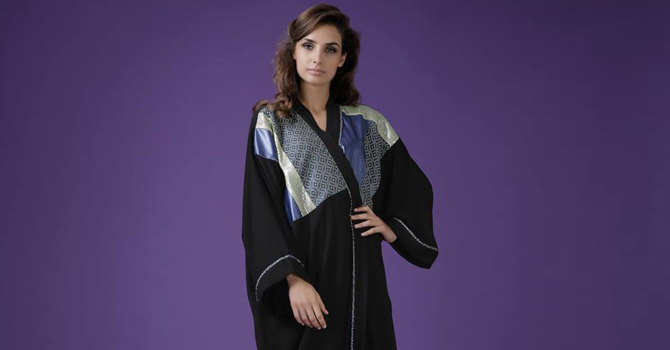 عبايات تاء مربوطة 2015 بنقوش الفن الإسلامي