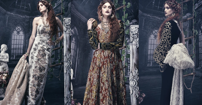 فساتين لمياء عابدين شتاء 2016 تروي قصة حب كلاسيكية