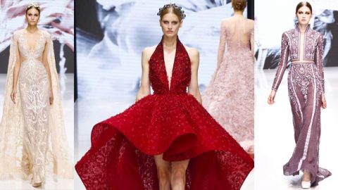 أرقى فساتين السهرة من توقيع مايكل سينكو شتاء 2016