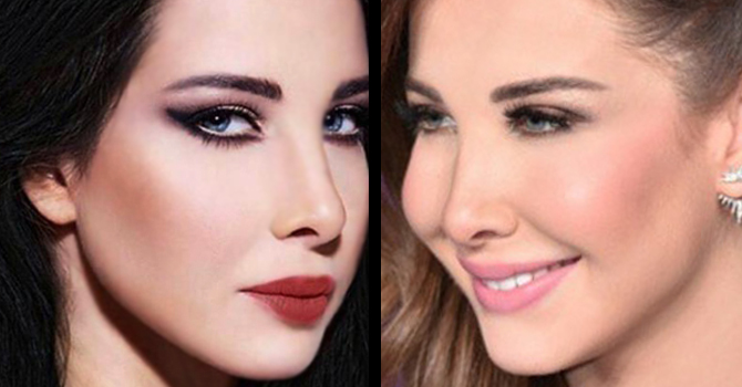 نانسي عجرم بين المكياج الطبيعي والمتمرد أيهما تفضلين؟