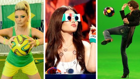 كيف احتفل مشاهير العرب بكأس العالم 2014؟