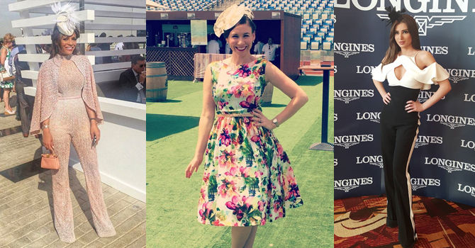 أناقة الفاشينيستا والنجمات بكأس دبي العالمي للخيول 2016