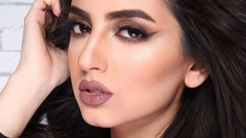 مكياج عيون دخاني مع أي لاينر مجنح من معصومة هاشم